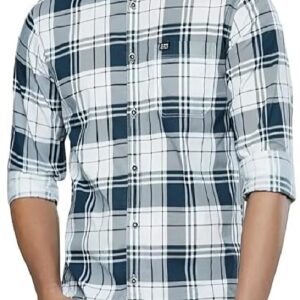 Mens shirt Full Sleeve Checked Casual Shirt