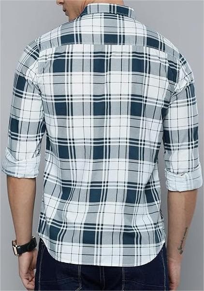 Mens shirt Full Sleeve Checked Casual Shirt