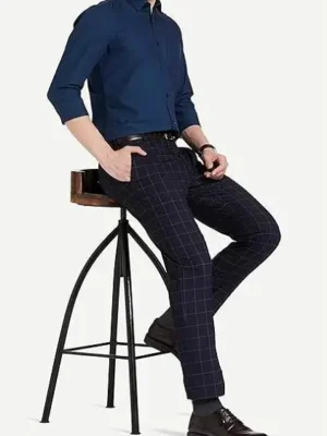 Mens Slim Fit Shirt For Men Plain Long Sleeve