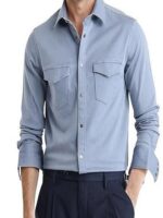 Mens Regular fit long sleeve Plain Shirt