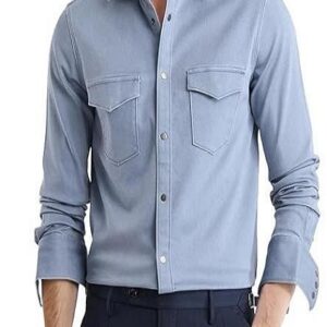 Mens Regular fit long sleeve Plain Shirt