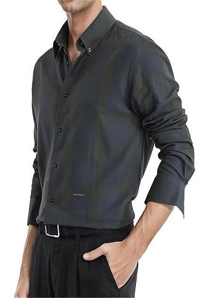Regular Fit Long Sleeve Shirt For Men