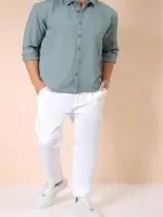 Shirt for Men Full Sleeve Cutaway Collar Resort Wear shirt