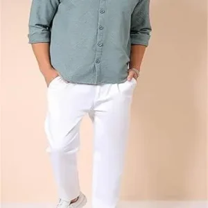 Shirt for Men Full Sleeve Cutaway Collar Resort Wear shirt