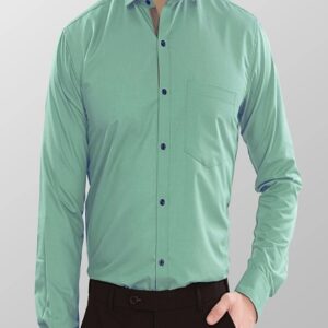 Spread Collar Regular Fit Formal Shirt For Men