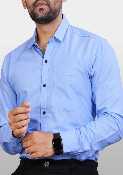 Button Down Collar Formal Regular Fit Shirt For Men