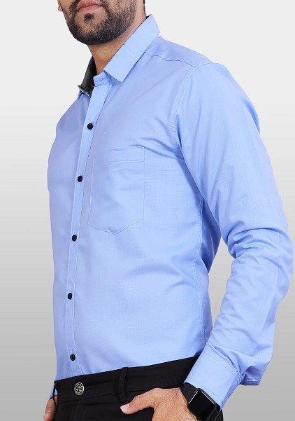 Button Down Collar Formal Regular Fit Shirt For Men