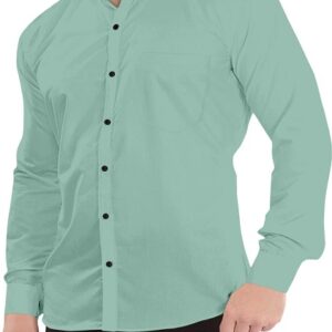 Light Green Formal Shirt For Men