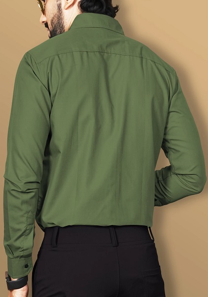 Formal Shirt For Men Solid Button Down Collar