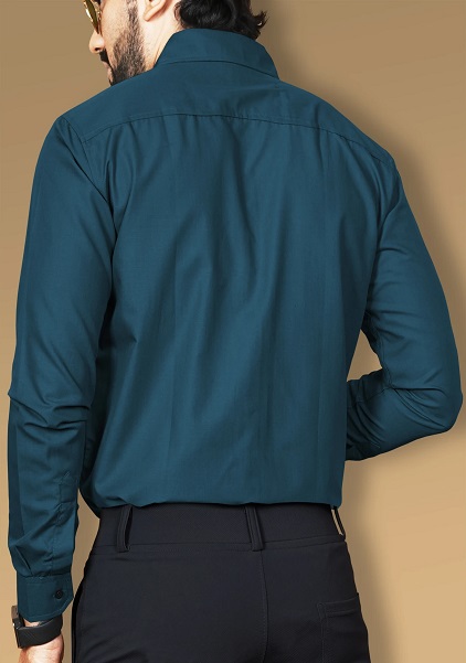 Botton Down Collar Formal Regular Fit Shirt For Men