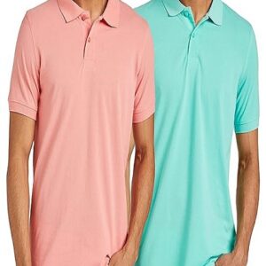 Mens Regular Fit Polo Tshirt Cotton Blend Multicolor
