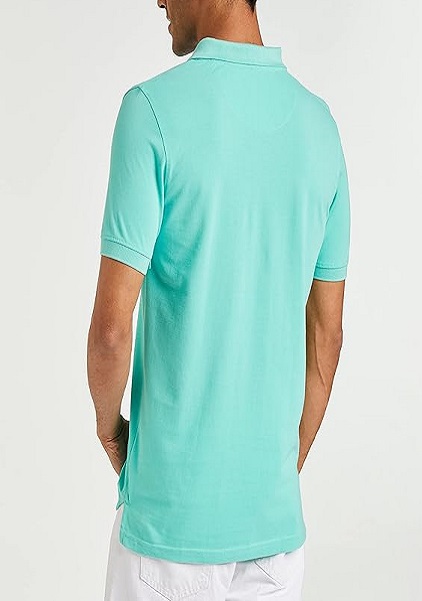 Mens Regular Fit Polo Tshirt Cotton Blend Multicolor