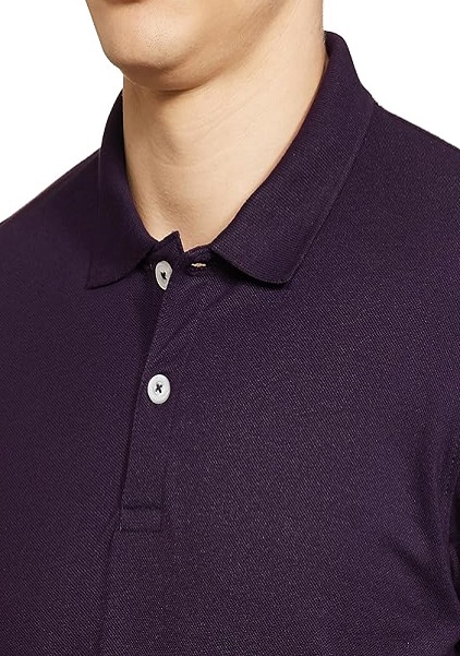 Polo Neck T-Shirt For Men Cotton Relaxed Fir Half Sleeves