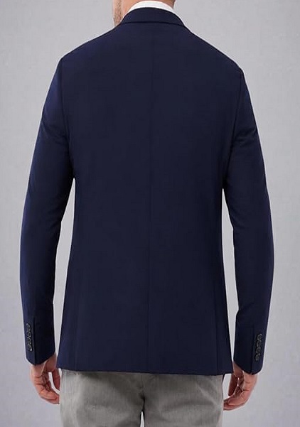 Mens Premium Blazer Comfort Able Slim Fit Navy Blue Color Notch Collar And Long Sleeve