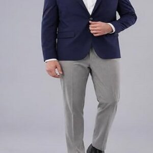 Mens Premium Blazer Comfort Able Slim Fit Navy Blue Color Notch Collar And Long Sleeve