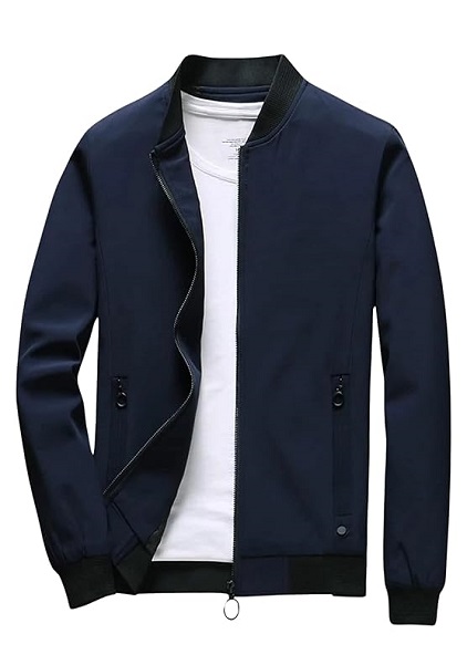Light Wear Outwear Jacket For Men Standard Length Slim Fit