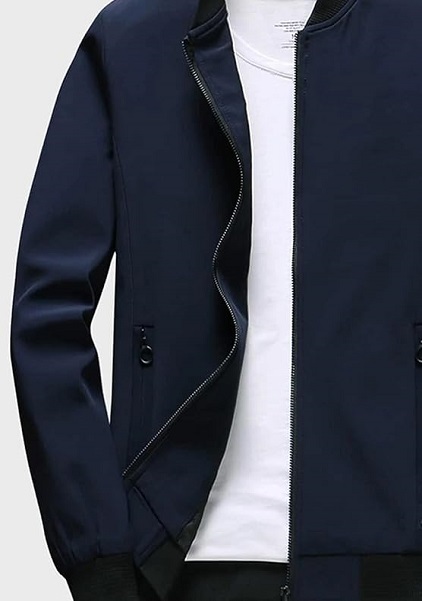 Light Wear Outwear Jacket For Men Standard Length Slim Fit