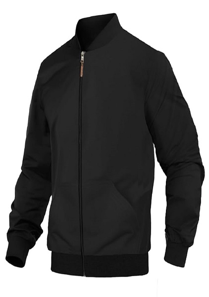 Mens Zipper Closure And 2 Side Pockets Jacket Regular Fit Long Sleeve