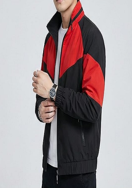 MensRegular Fit Jacket Secure Zipper Pocket And Ulter Light Protection