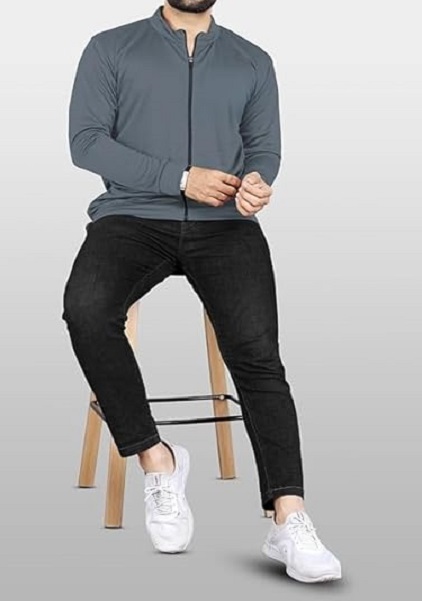 Mens Full Sleeve Sports Jacket Regular Fit