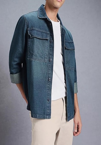 Mens 100% Cotton Regular Fit Jacket