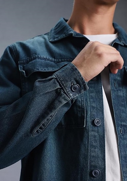Mens 100% Cotton Regular Fit Jacket