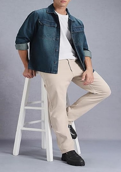Mens 100% Cotton Regular Fit Jacket