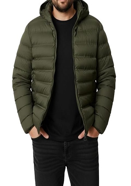 Hooded And Light Weight Winter Puffer Jacket For Men