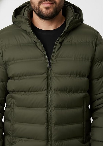 Hooded And Light Weight Winter Puffer Jacket For Men